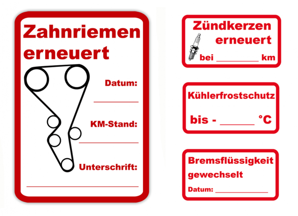 Aufkleberset KFZ Service